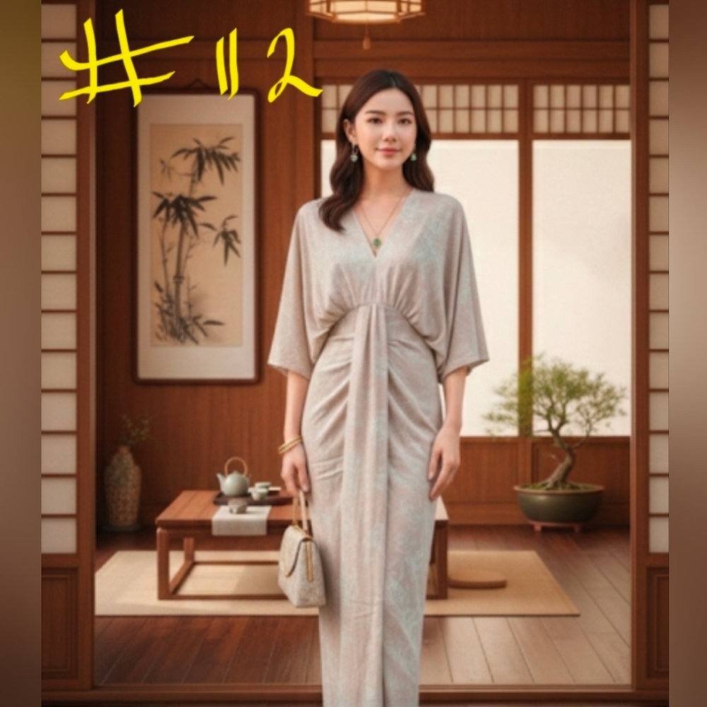 Not For Sale Sold SalElegant Beige Women's Dress - Picture 1 of 8
